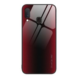 Pryžový kryt na Samsung Galaxy A20e - Červená