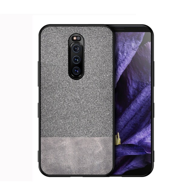 Denim kryt Remarcable  na Sony Xperia 1 - Šedá