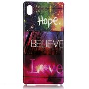 Gumový kryt Believe Love na Sony Xperia M4 Aqua