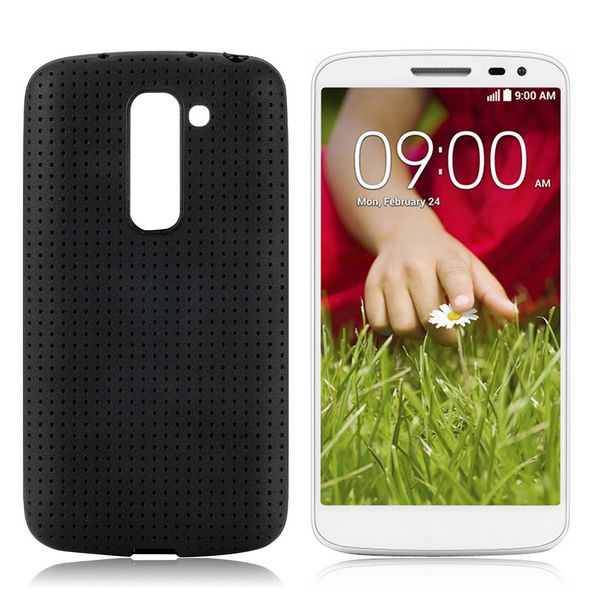 Gumový kryt Color Mesh na LG G2 Mini - černá