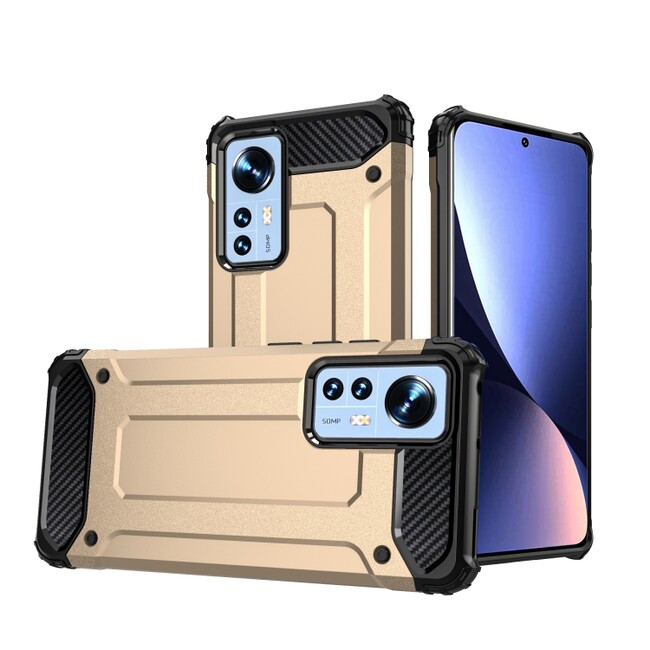 Gumový kryt MAGIC ARMOR pro Xiaomi 12X - Zlatá