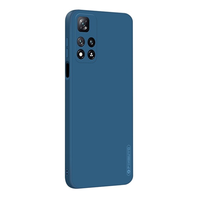 Gumový kryt PINWUYO na Xiaomi Redmi Note 11 Pro - Modrá
