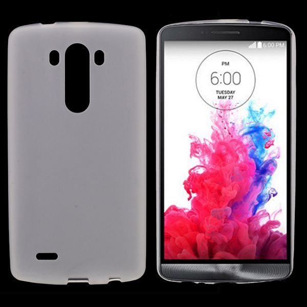 Gumový kryt Simply Style na LG G3 - průsvitná