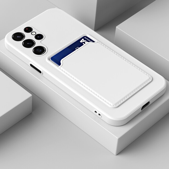 Gumový kryt SKIN FEEL pro Samsung Galaxy S23 Ultra 5G - Bílá