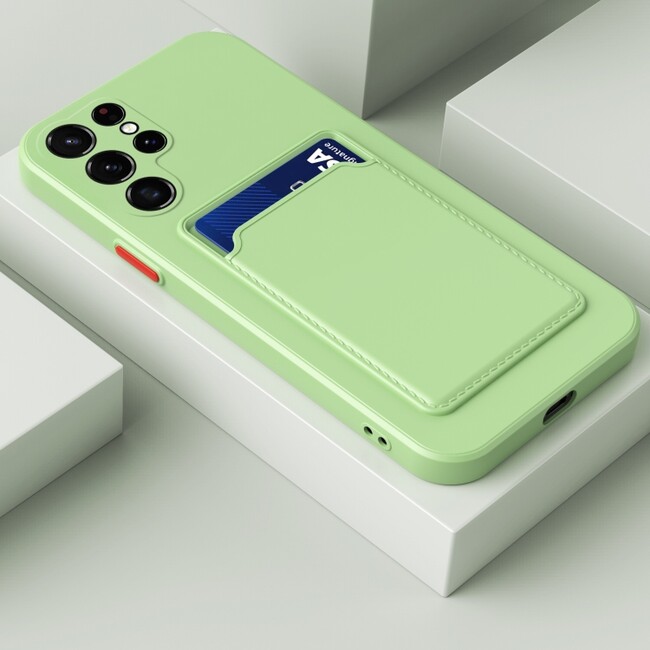 Gumový kryt SKIN FEEL pro Samsung Galaxy S23 Ultra 5G - Matcha zelená