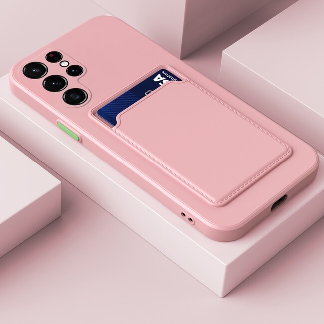 Gumový kryt SKIN FEEL pro Samsung Galaxy S23 Ultra 5G - Růžová