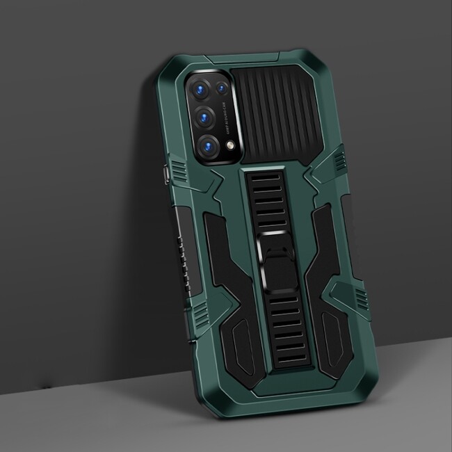 Kryt Machine Armor Warrior na Oppo Reno 5 5G - Graphite Green