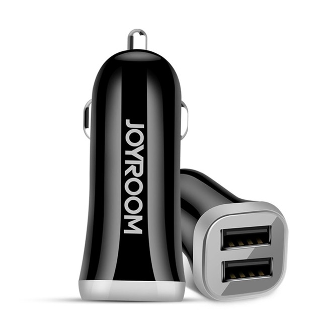 USB nabíječka do auta - černá