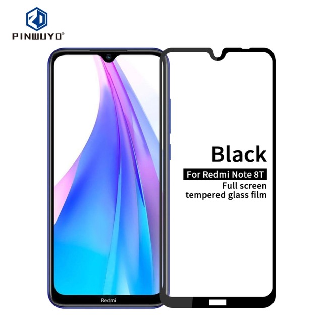 Ochranné sklo Full Screen na Xiaomi Redmi Note 8T - Čierna
