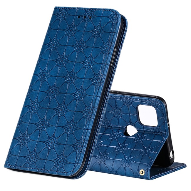 Peňaženkové kožené puzdro na Xiaomi Redmi 9C - Tmavomodrá