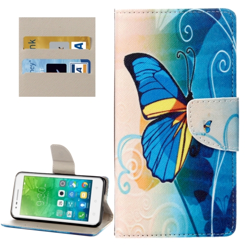 Pěneženkové pouzdro Butterfly na Lenovo Vibe C2