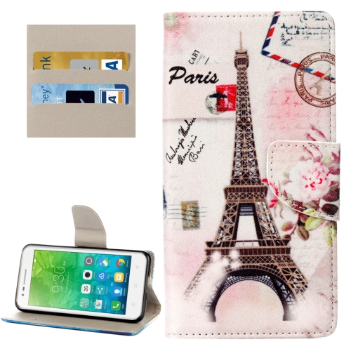 Pěneženkové pouzdro Eiffel Tower na Lenovo Vibe C2