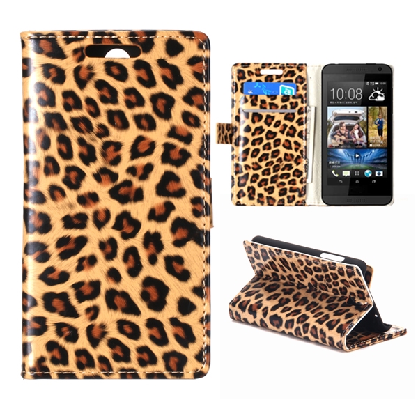 Pěneženkové pouzdro Leopard Side na HTC Desire 610