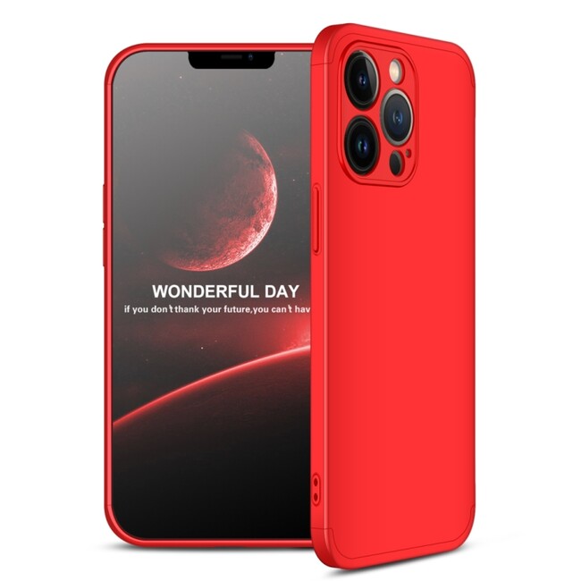 Plastový kryt GKK na iPhone 13 Pro Max - Červená