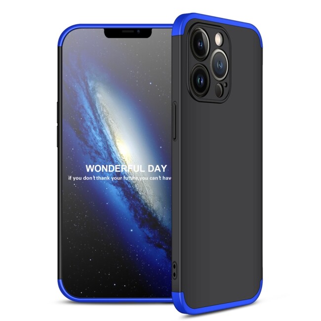 Plastový kryt GKK na iPhone 13 Pro Max - Černomodrá