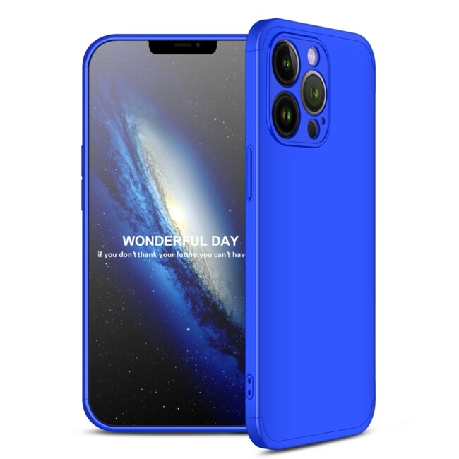 Plastový kryt GKK na iPhone 13 Pro Max - Modrá