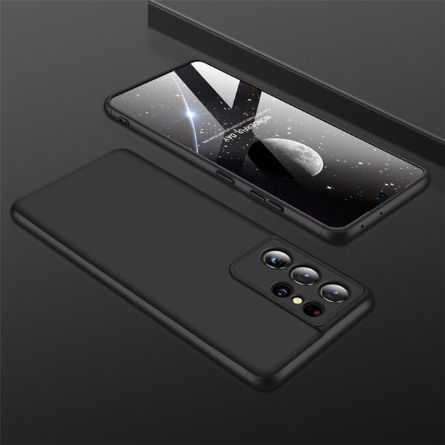 Plastový kryt GKK na Samsung Galaxy S21 Ultra 5G - Černá