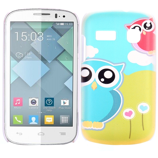 Plastový kryt Lovely Owls na Alcatel One Touch Pop C3