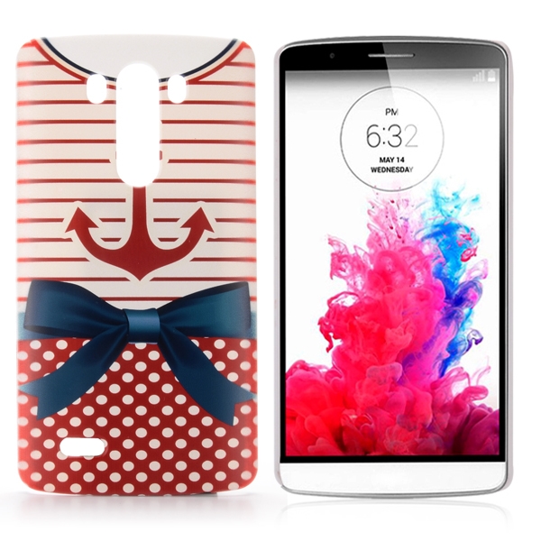 Plastový kryt T-Shirt na LG G3 - červená