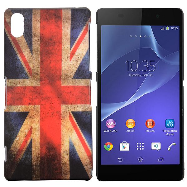 Plastový kryt UK Flag na Sony Xperia Z2 L50W