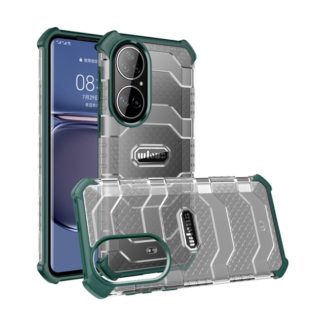 Plastový kryt WLONS na Huawei P50 - Tmavozelená