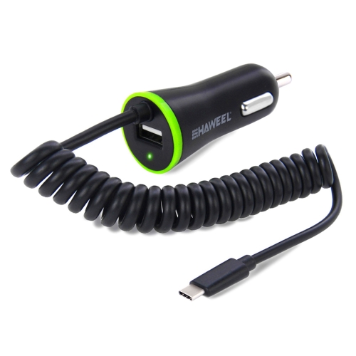 Univerzální USB auto nabíječka-/ Type-C